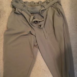 Cato Paperbag Waist ankle business pants NWT